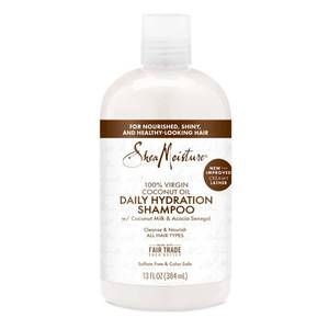 lot 50009 image: SheaMoisture Daily Hydration Shampoo 100% Virgin Coconut Oil for All Hair Types Sulfate-Free 13 oz