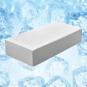 lot 50015 image: Kehangte Cooling Cube Pillow for Side Sleepers, Square Memory Foam Side Sleeper Pillow Firm Soft Double-Sided Supportive, Support Head Cervical Pillow for Neck Shoulder Pain, 24x12x5