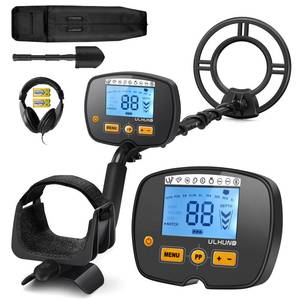 lot 50022 image: Upgraded Metal Detector for Adults, Easy to Use Higher Accuracy Metal Detector Advanced DSP Chip with 12 Detection Depth Lightweight Waterproof for Beach Yard - Retail $163.67