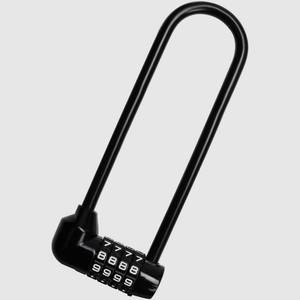 lot 50072 image: Kurtzy Combination Long Shackle Padlock - Long Gate Lock for Outdoor FenceGate with Resettable Code - Weatherproof Padlock for Door, Bicycles & Sheds