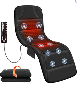 lot 50077 image: CILI Full Body Massage Mat with Heat, Vibration Back Massage Pad, Full Body Massager for Neck Back Pain, Massage Mattress Pad, Gifts for Men Women