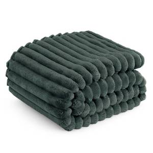 lot 50080 image: Bedsure Mallard Green Fleece Blanket for Couch - GentleSoft Cozy Soft Blankets for Women, Cute Small Throws for Girls, 50x70 Inches