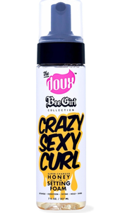 lot 50104 image: The Doux CRAZYSEXYCURL Honey Setting Foam, Mousse Hair Foam, With Natural Honey to Style, Condition, and Define, Suitable for All Hair Types - 7oz