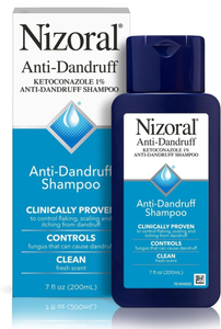 lot 50109 image: Nizoral Anti-Dandruff Shampoo with 1% Ketoconazole, Fresh Scent, 7 Fl Oz