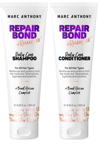 lot 50120 image: Marc Anthony Repairing Shampoo & Conditioner Set - Rescuplex Bond Repair, Strengthens Hair, Eliminates Frizz & Flyaways, Revives Dry & Damaged Hair
