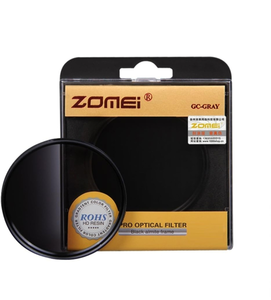lot 50127 image: ZOMEI Brand 55mm Optical Resin Graduated Neutral Density Gray Camera Lens Filter (3pk)