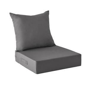 lot 1875 image: IPYNBAP Outdoor Cushions for Patio Furniture,Outdoor Seat Cushion Set 24 x 24 x 5.75 Inch,Waterproof & Fade Resistant Outdoor Chair Cushions,Deep Patio Chair Cushion with Removable Cover,Dark Grey