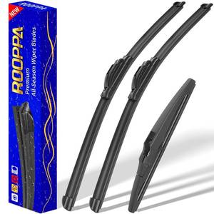 lot 2140 image: 3 wipers Replacement for 2016-2021 Chevrolet Chevy Spark, Windshield Wiper Blades Original Equipment Replacement - 24148 (Set of 3) UJ HOOK