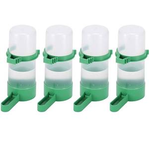 lot 2216 image: Lamoutor 4Pcs Bird Water Feeder Plastic Drinker Feeder Water Clip for Parrots Budgie Cockatiel Lovebirds