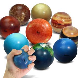 lot 2236 image: Novelty Place Solar System Stress Balls - 10 Pcs Anti-Stress Planetary Balls for Kids and Adults �� Relaxation Gadgets, Fidget Toys, Astronomy Gifts, Space Theme Party Favor, Carnival Prizes