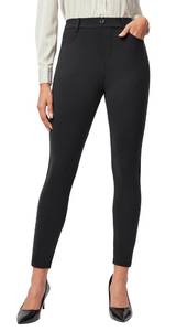 lot 2285 image: IUGA Stretchy Work Pants for Women Pull on Dress Pants for Women High Waitsted Business Casual Pants with 2 Pockets Black L