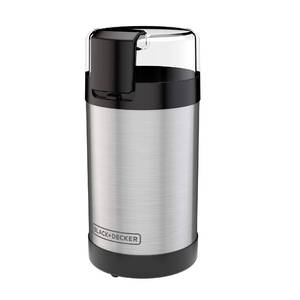 lot 2292 image: BLACKDECKER One Touch Coffee Grinder, 23 Cup Coffee Bean Capacity, Spice Grinder, One Touch Push-Button Control -150 Watts -Stainless Steel Blades