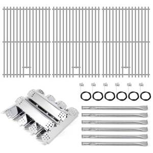 lot 6060 image: Adviace Replacement Parts for Nexgrill 720-0896B 720-0896 720-0896E 720-0896X, Parts Kit for Nexgrill 6 Burner 720-0896B, 720-0896B Grate, 720-0896B Burner, 720-0896B Flame Tamer, 720-0896B Igniter