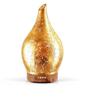 lot 6116 image: Porseme Essential Oil Diffuser Glass Aromatherapy Ultrasonic Humidifier, Air Refresh Auto Shut-Off, Timer Setting, BPA Free for Home Hotel Yoga Leisure SPA Gift 150ml Last 6H