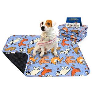 lot 6125 image: Miyoky Washable Pee Pads for Dogs, 2 Pack Reusable Waterproof Dog Training Pads, Heavy Absorbent Non-Slip Pet Pads for Crates Beds & Cars, Machine Washable Puppy Pads for Potty Training & Whelping