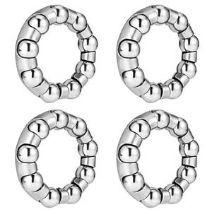 lot 6434 image: Jaceyon Bike Ball Crank Bearing Retainer 14 x 9 Balls 4 Pcs Bottom Bracket Bearings for Kids Schwin Bicycle, Crank Bearings Repair Accessories for Genesis Bike