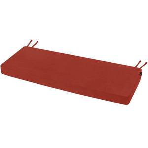 lot 6439 image: Favoyard Outdoor Bench Cushion 59 x 16 Inch Rainproof Patio Furniture Cushions 3-Year Color Fastness Garden Settee Porch Pads with Ties, Red