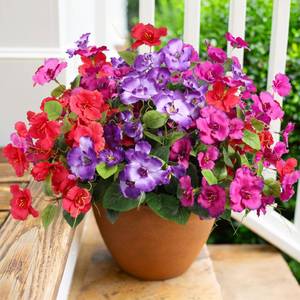lot 6462 image: Hibiscus Artificial Flowers Plants for Outdoors Summer Decoration, 6 Bundles Fake Silk Hibiscus Bouquet Realistic UV Resistant Tropical Flowers Artificial for Outside Planter Front Door Porch Patio