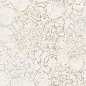 lot 6470 image: VEELIKE Boho Sketch Peony Peel and Stick Wallpaper Vintage Floral Wallpaper for Bedroom Bathroom 17.7x118 Removable Peony Wall Paper Floral Contact Paper for Cabinets Drawers Shelves Accent Wall