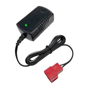 lot 6473 image: FLHFULIHUA 6V Kids Ride On Car Charger, 7Volt 800MA Battery Charger for BMX X6 Kid TRAX Disney GMC Dinsney Wal-Mart Moto ATV Quad Ride-On Toys Red Square Plug