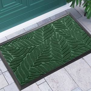 lot 6485 image: Yimobra Front Door Mat Outdoor Indoor, 36x24 All-Season Waterproof Welcome Mat, All-Weather Outside Entrance Mat, Non-Slip Patio Porch Doormat, Low Profile, Fade Resistant, Green
