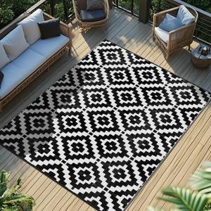 lot 9021 image: Favoyard Outdoor Rug 5x8 ft Waterproof Reversible Patio Plastic Straw Rugs for Decor Clearance Outside Large RV Camping Area Carpet Mat for Porch Deck Balcony Pool Backyard Picnic Beach Camper Door