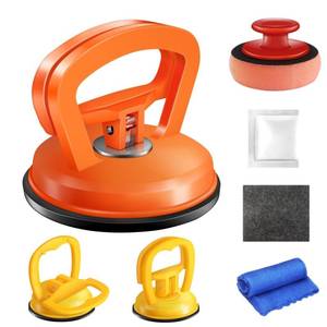 lot 9032 image: WASAIQI Dent Puller,Car Dent Puller 3 Pack Dent Remover Tool Suction Cup Dent Puller Dent Removal Kit for Car and Dent Repair Kit for Car Body,Tiles Lifting,Objects Moving,Screen (YellowWhite)