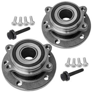 lot 9056 image: KEYOOG 2Pcs Front Wheel Hub and Bearing Assembly Fit for 06-17 Audi A3 Q3 TT Quattro,05-18 Volkswagen Beetle CC Eos GTI Golf R City Jetta City Passat R32 Rabbit Tiguan 513253 x2 5 Lug WABS
