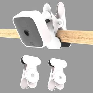lot 10224 image: VMEI Metal Clip Stand for All-New Blink OutdoorIndoor CameraBlink XT2 Camera,Blink Metal Holder Weather Proof,Not Need to Drill, No Holes, No Damage to Your Furniture and Wall-White(2 Pack)
