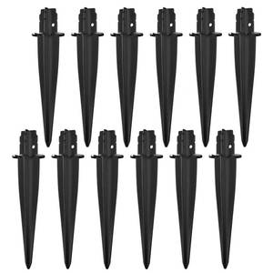 lot 10254 image: Metal Replacement Stake for Solar Lights, 0.78 Diameter x 5.3 Height, Fits Only 0.8 Diameter Solar Light Poles �� Wont Work if Pole is Too Large or Small (Metal 12 Pack)