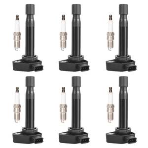 lot 15975 image: Ignition Coil Packs Iridium Spark Plugs Fits for 1999 2000 2001 2002 2003 2004 2005 2006 2007 Honda Odyssey, 2000-2003 Honda Accord Ignition Coils Spark Plugs 3.5 3.0 V6 Replaces# UF242 - Set of 6