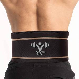lot 16009 image: Eactive Copper Plus Gear Premium Fit Back Brace Lower Lumbar Support Belt. Adjustable for Men and Women (LargeXL (39-50))