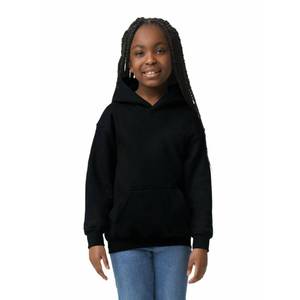 lot 16022 image: Gildan Youth Hoodie Sweatshirt, Style G18500B, Black, X-Large