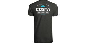 lot 16060 image: Costa Del Mar Topwater Short Sleeve T Shirt, Dark Heather, 2XL
