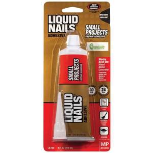lot 16472 image: Liquid Nails 4 oz. White Latex Glue for Small Projects and Repairs
