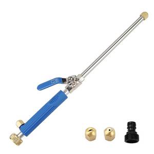 lot 18236 image: hhdatc Jet Nozzle Pressure Washer Hose Attachment,Power Washer Wand Hose Nozzle Hydro Jet Garden Gutter Window Car Cleaning Tool Blue