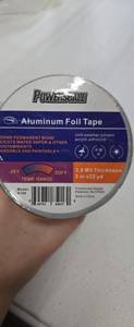 lot 18288 image: Powerscale Aluminum Foil Tape 2in x 22yd Cold Weather Adhesive