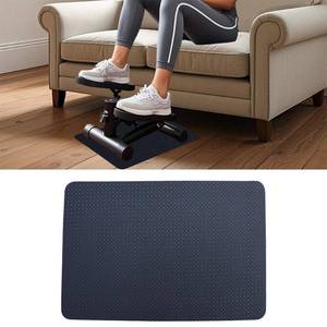 lot 18303 image: Legnowit Double-Sided Non Slip Mat for Stepper Exercise Machine & Under Desk Mini Elliptical Exercise Equipment, Small Workout Floor Protection Mat for Seated Pedal Exerciser, Indoor Cycling Bike