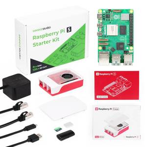 lot 18306 image: Seeed Studio Raspberry Pi 5 Starter Kit - 8GB RAM��128GB Micro SD Card pre-Loaded with 64-bit Raspberry Pi OS