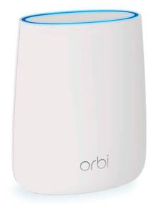 lot 18324 image: NETGEAR Orbi Whole Home Wifi System Add-On Satellite - White (Renewed)