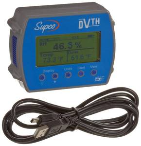 lot 18331 image: Supco DVTH Data View Temperature and Humidity Data Logger with Display, 4 Length x 3-364 Width x 1-12 Height