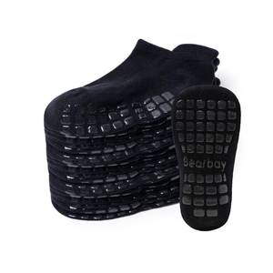 lot 18350 image: Bearbay Baby Non Slip Ankle Socks with Grippers (9 Pair) for 0 months-7 years old Walking Socks for Infant Toddler Kids Boys Girls
