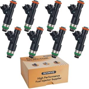 lot 18354 image: GM12594512 OE 5.3L Flex Fuel Injectors,Compatible withChevy 5.3 Tahoe Silverado 1500 Avalanche Express,Compatible withGMC Yukon Sierra 2007 2008 2009 5.3L Flex LMG Engine 4 Holes Set of 8
