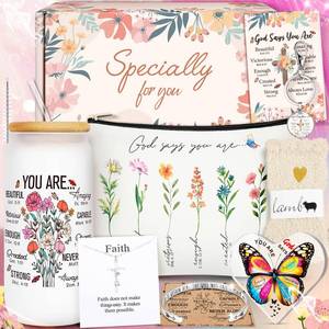 lot 18391 image: 12PCS Christian Gifts for Women Faith,Inspirational Gifts for Women,Christian Birthday Gifts,Spiritual Religious Gifts, Get Well Soon Gifts for Mom,Friends,Sister,Wife,Girlfriends