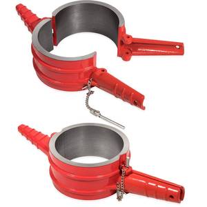 lot 19023 image: 7040 Piston Ring Compressor Remover Installer Tool For Cummins ISX QSX, Caterpillar 3400, 3406 3408 3412 and C-15 5.4 bore Alternative PT-7040 5394454 (Red)