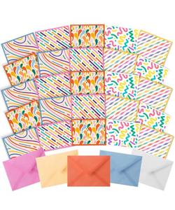 lot 20079 image: Mr. Pen Greeting Cards - Blank with Envelopes, 30 Pack, Cute Cards