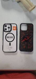 lot 20112 image: iPhone 16 Pro Max Protective Cases - White and BlackRed Design