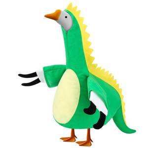 lot 20116 image: Cosblank Goose Outfits Porch Goose Clothes Dinosaur Cute Costume for Cement Statue Yard Lawn Decor Outdoor Garden Yard Patio Art