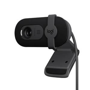 lot 20118 image: Logitech Brio 101 Full HD 1080p Webcam for Meetings, Streaming, Desktop, Laptop, PC - Built-in Mic, Shutter, USB-A, Teams, Zoom - Black