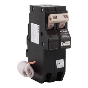 lot 20127 image: CHN230GF 30 Amp Double Pole GFCI Ground Fault Circuit Breaker, Pigtail Neutral, 240V, 10kAIC, UL Listed (1)